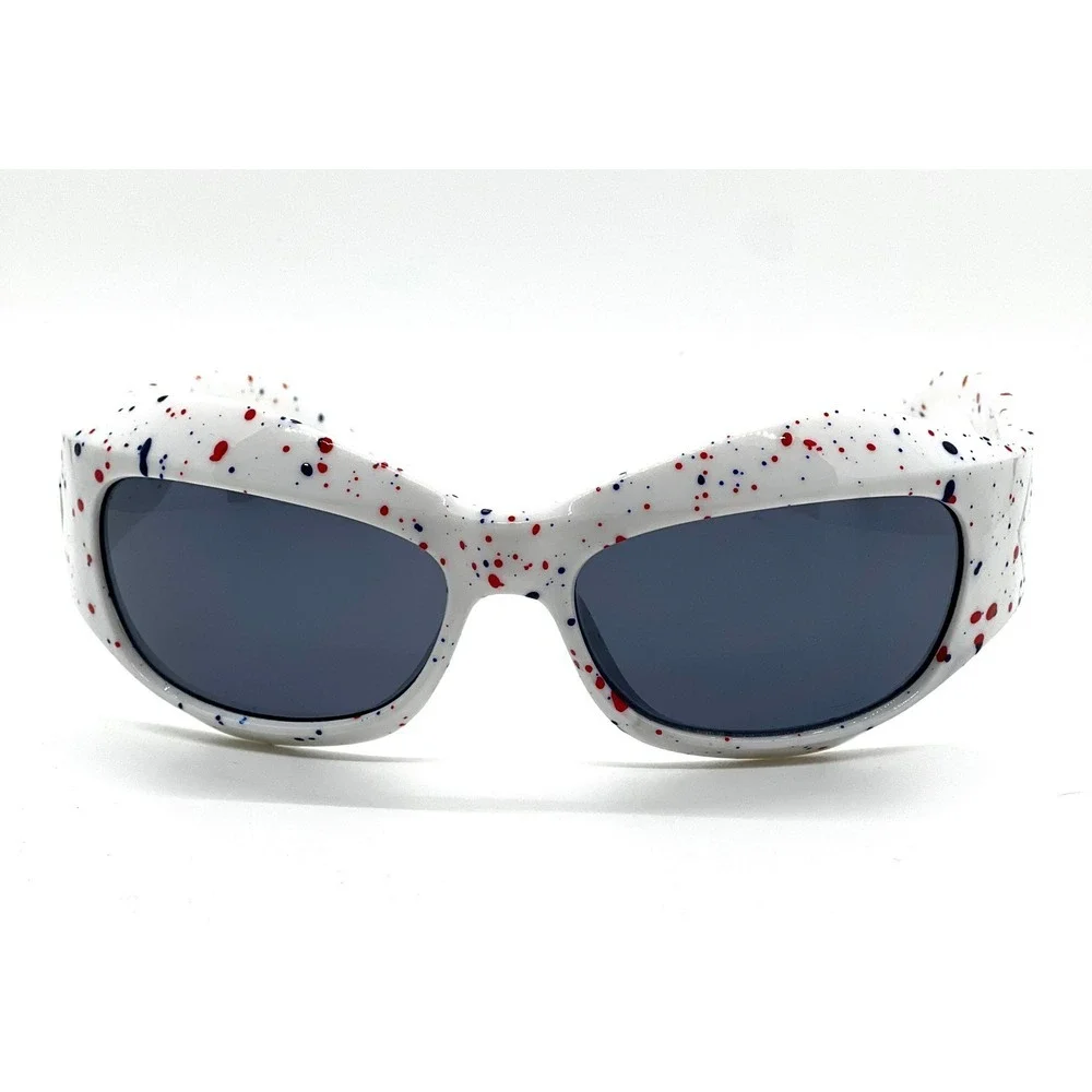 Women Sunglasses Fashion Shield Retro Luxury Style Outdoor White Frame Thick New